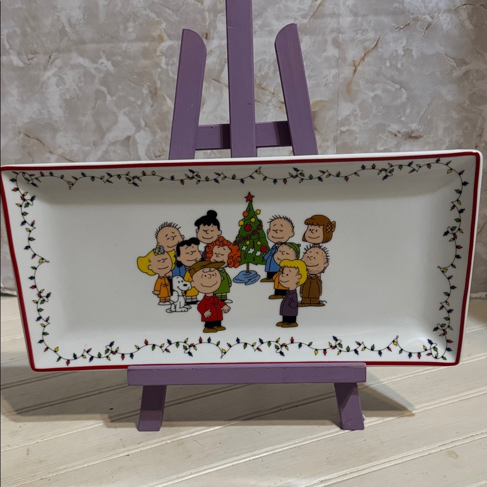 Peanuts : Christmas Rectangular Serving Platter